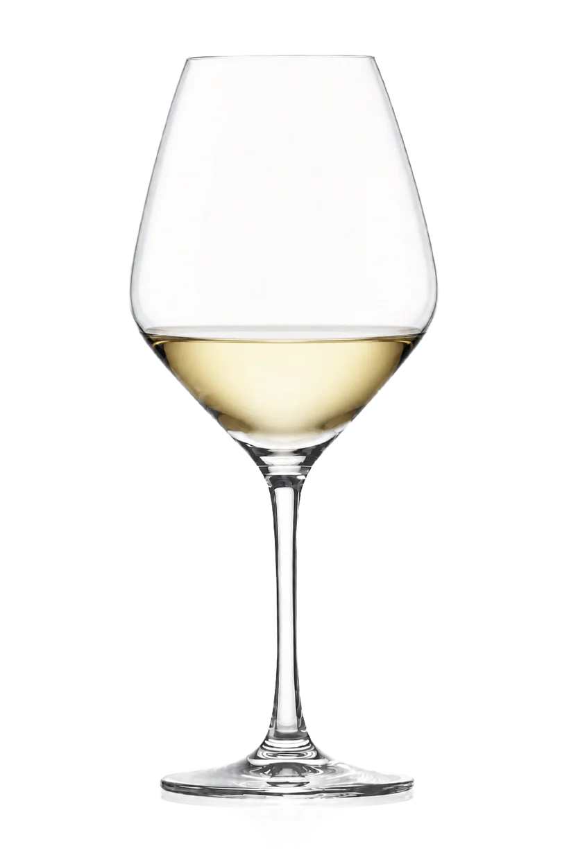 Verre One servi en vin blanc